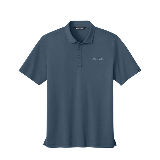 TravisMathew Coto Performance Polo — Vintage Indigo/ Black