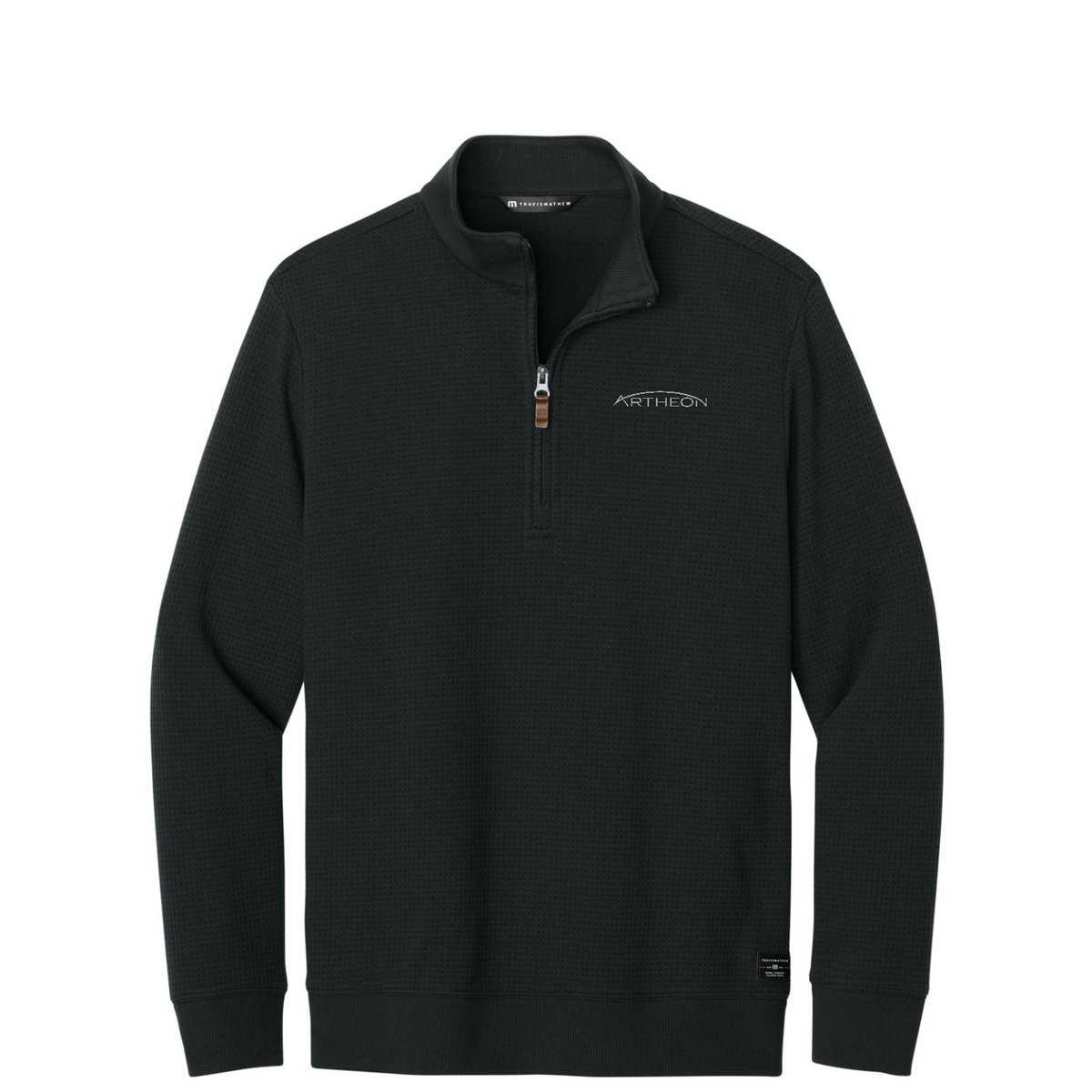 TravisMathew Waffle 1/4-Zip — Black