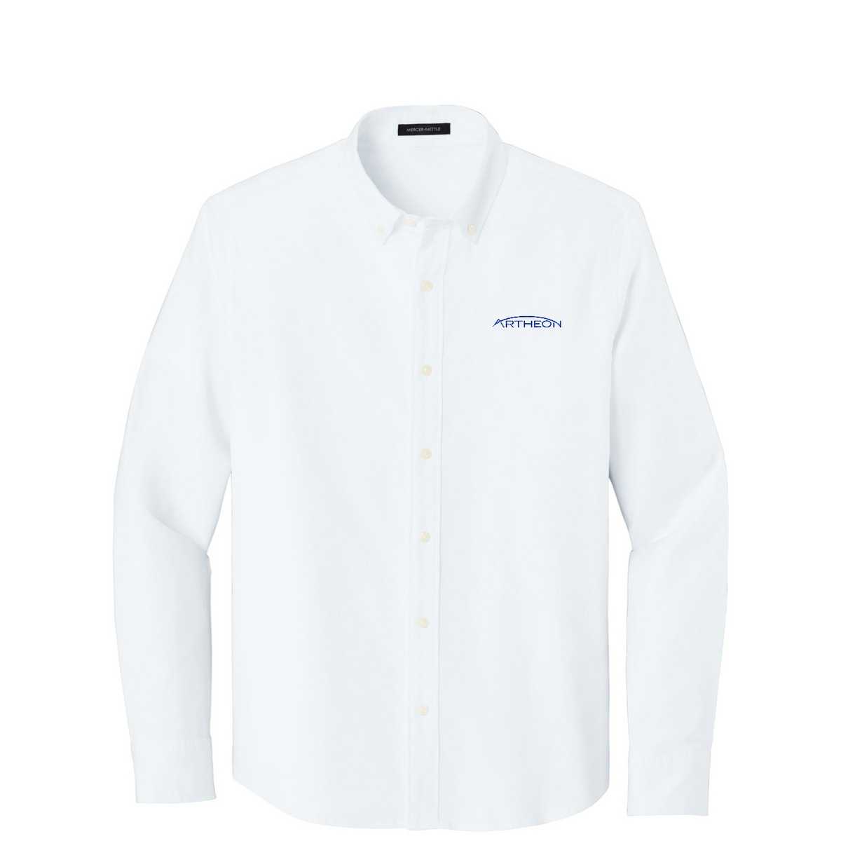 Mercer+Mettle Long Sleeve Modern Oxford Shirt — White