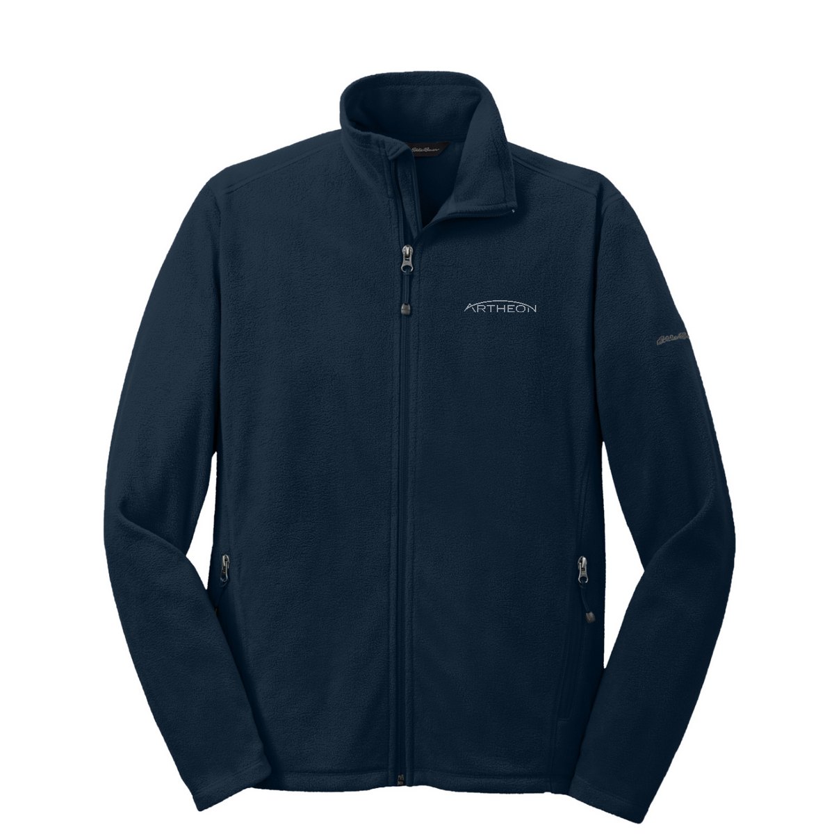 Eddie Bauer Full-Zip Microfleece Jacket — Navy
