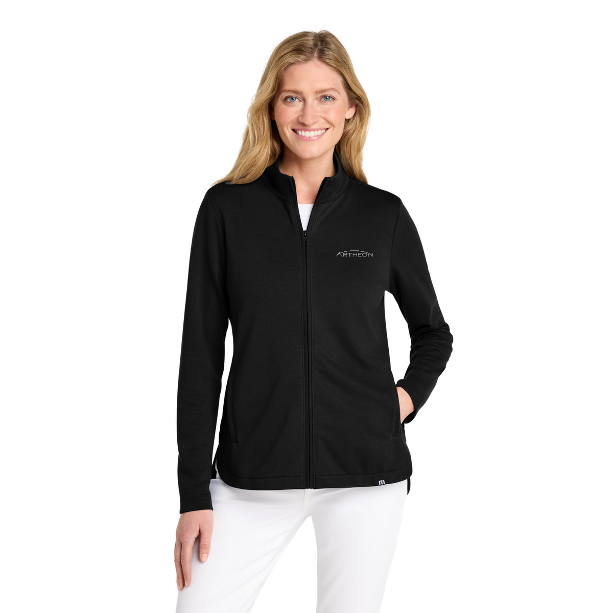 TravisMathew Women's Coveside Full-Zip — model