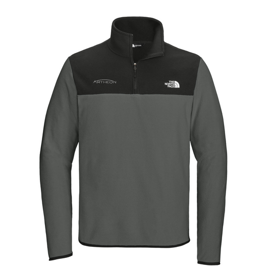 The North Face Glacier 1/4-Zip Fleece — Asphalt Grey/ TNF Black